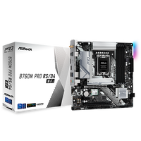 Asrock B760M Pro RS WiFi AX DDR4 Micro ATX Placa Base Intel 1700 Asrock B760M Pro RS WiFi AX DDR4 Micro ATX Placa Base Intel 1700