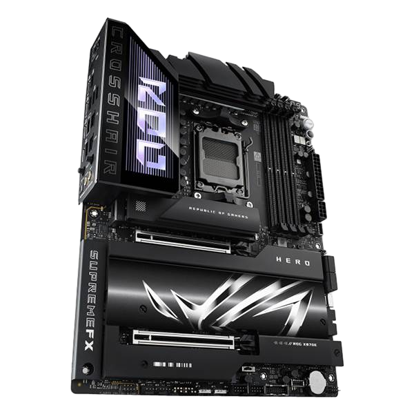 Asus ROG Crosshair X870E HERO  DDR5  WiFi 7  Bluetooth  PCIe 50  ATX  Placa Base AM5 Asus ROG Crosshair X870E HERO  DDR5  WiFi 7  Bluetooth  PCIe 50  ATX  Placa Base AM5