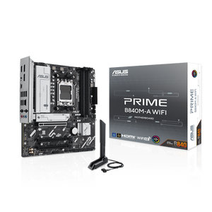 Asus Prime B840MA  WiFi 6E Bluetooth 53  DDR5  MicroATX  Placa Base AM5