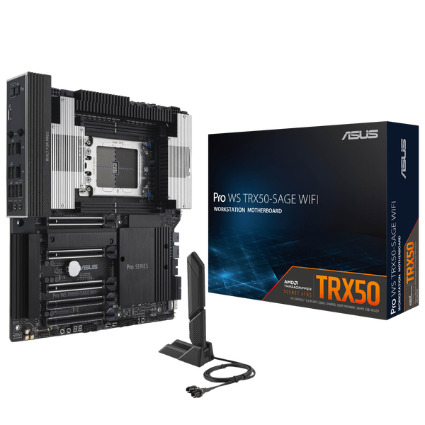 Placa Base ASUS Pro WS TRX50SAGE WiFi AMD TR5 CEB Placa Base ASUS Pro WS TRX50SAGE WiFi AMD TR5 CEB