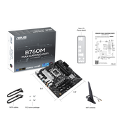 Asus Prime B760M Max Gaming  WiFi 6 Bluetooth 52  DDR5  Micro ATX  Placa Base Intel 1700