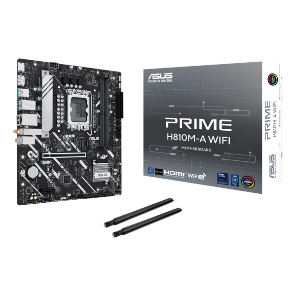 Asus Prime H810MA  WiFi 6 Bluetooth 53  DDR5  Micro ATX  Placa Base Intel 1851 Asus Prime H810MA  WiFi 6 Bluetooth 53  DDR5  Micro ATX  Placa Base Intel 1851