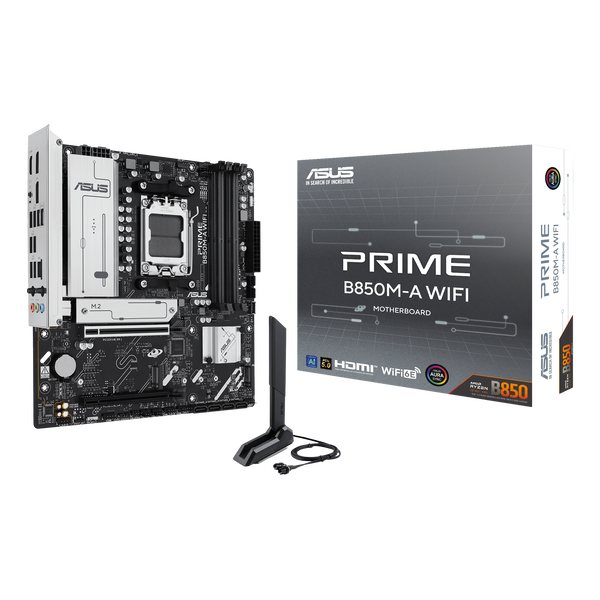 Asus Prime B850MA WiFi 6E Bluetooth 53 DDR5 Micro ATX Placa Base AM5 Asus Prime B850MA WiFi 6E Bluetooth 53 DDR5 Micro ATX Placa Base AM5