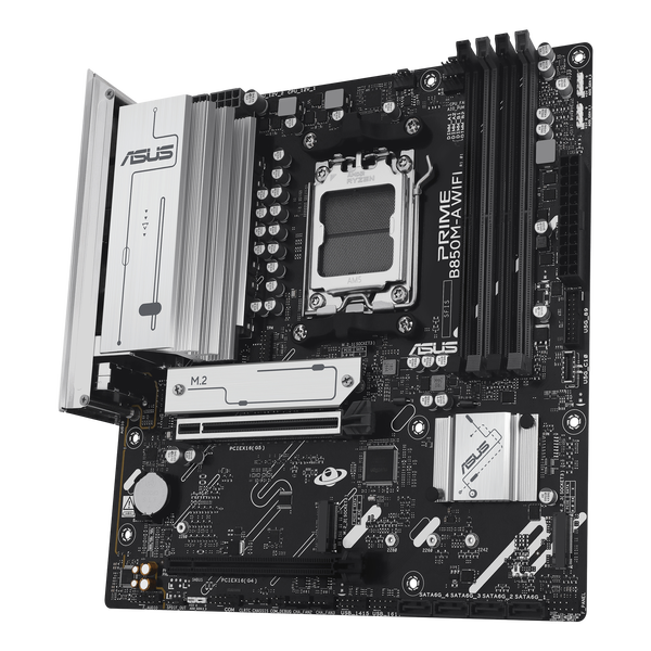 Asus Prime B850MA WiFi 6E Bluetooth 53 DDR5 Micro ATX Placa Base AM5 Asus Prime B850MA WiFi 6E Bluetooth 53 DDR5 Micro ATX Placa Base AM5