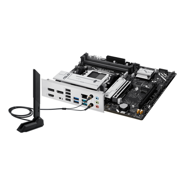 Asus Prime B850MA WiFi 6E Bluetooth 53 DDR5 Micro ATX Placa Base AM5 Asus Prime B850MA WiFi 6E Bluetooth 53 DDR5 Micro ATX Placa Base AM5