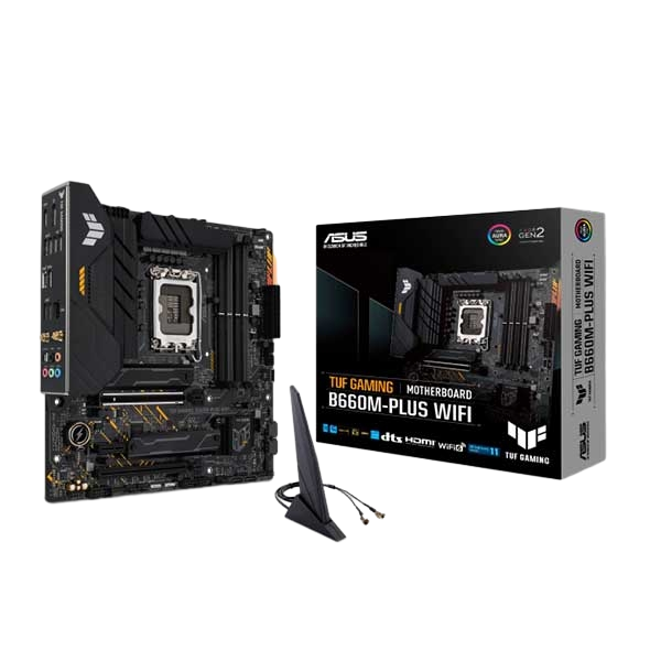 Asus TUF Gaming B660MPlus WiFi AX DDR5 Placa Base Intel 1700 Asus TUF Gaming B660MPlus WiFi AX DDR5 Placa Base Intel 1700