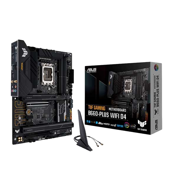Asus TUF Gaming B660Plus  WiFi AX  DDR4  Placa Base Intel 1700 Asus TUF Gaming B660Plus  WiFi AX  DDR4  Placa Base Intel 1700