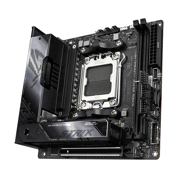Asus ROG Strix X670EI Gaming  WiFi AX  DDR5  MiniITX  Placa Base AM5 Asus ROG Strix X670EI Gaming  WiFi AX  DDR5  MiniITX  Placa Base AM5