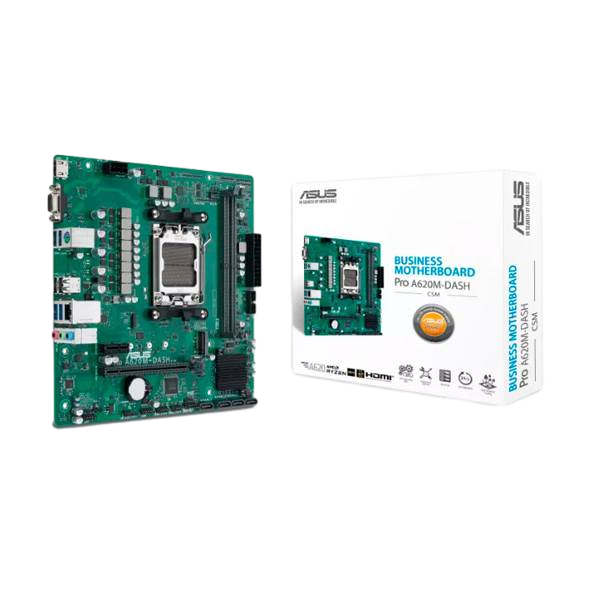 Asus Pro A620MDASH DDR5 MicroATX Placa Base AM5 Asus Pro A620MDASH DDR5 MicroATX Placa Base AM5