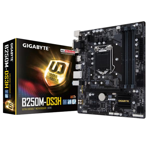 Gigabyte B250MDS3H Placa Base Gigabyte B250MDS3H Placa Base