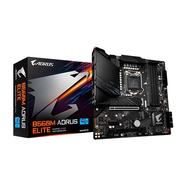 Gigabyte B560M Aorus Elite Placa Base Intel 1200 Gigabyte B560M Aorus Elite Placa Base Intel 1200