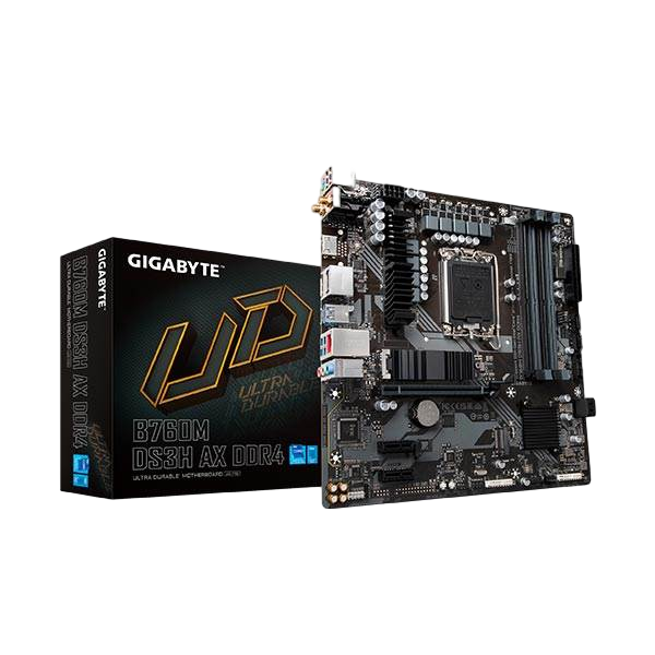 Gigabyte B760MDS3H WiFi AX DDR4 MicroATX Placa Base Intel 1700 Gigabyte B760MDS3H WiFi AX DDR4 MicroATX Placa Base Intel 1700