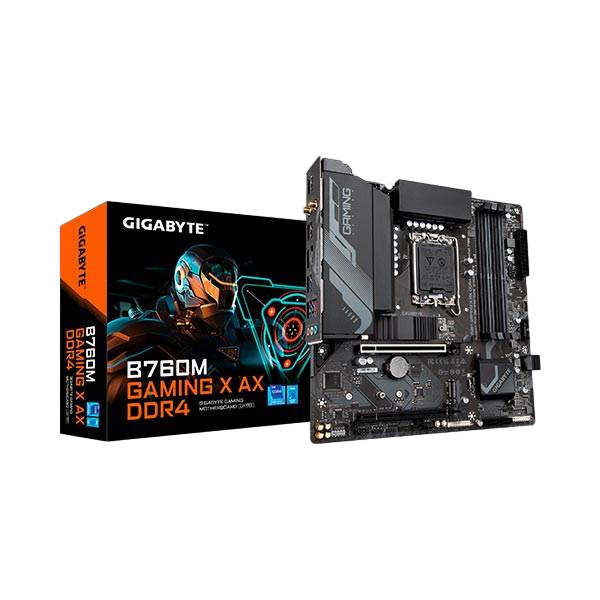 Gigabyte B760M Gaming X  WiFi AX  DDR4  MicroATX  Placa Base Intel 1700 Gigabyte B760M Gaming X  WiFi AX  DDR4  MicroATX  Placa Base Intel 1700