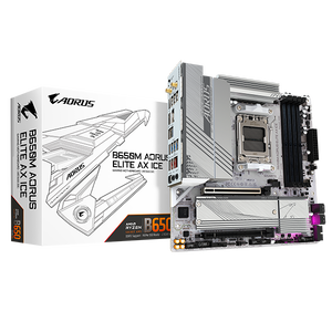 Gigabyte B650M Aorus Elite AX Ice  DDR5  WiFi AX  Micro ATX  Placa Base AM5
