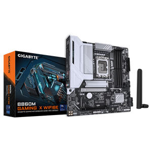 Gigabyte B860M Gaming X  WiFi 6E Bluetooth 53  DDR5  MicroATX  Placa Base Intel 1851