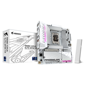 Gigabyte B860M Aorus Elite Ice  WiFi 6E Bluetooth 53  DDR5  MicroATX  Blanca  Placa Base Intel 1851