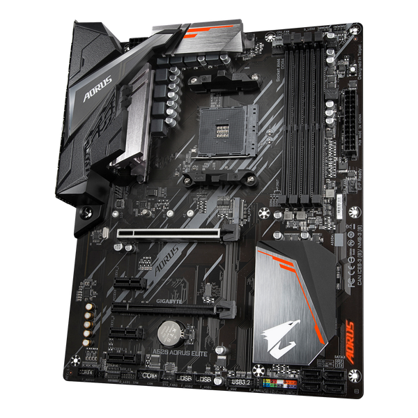 Gigabyte A520 Aorus Elite DDR4 ATX Placa Base AM4 Gigabyte A520 Aorus Elite DDR4 ATX Placa Base AM4