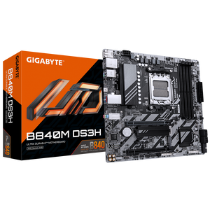 Gigabyte B840M DS3H DDR5 MicroATX Placa Base AM5 Gigabyte B840M DS3H DDR5 MicroATX Placa Base AM5