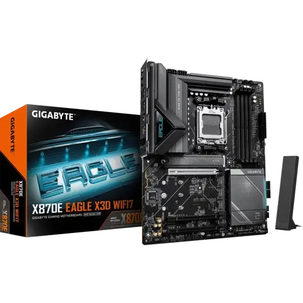 Gigabyte X870E Eagle X3D Wifi7 DDR5 ATX Placa Base AM5 Gigabyte X870E Eagle X3D Wifi7 DDR5 ATX Placa Base AM5