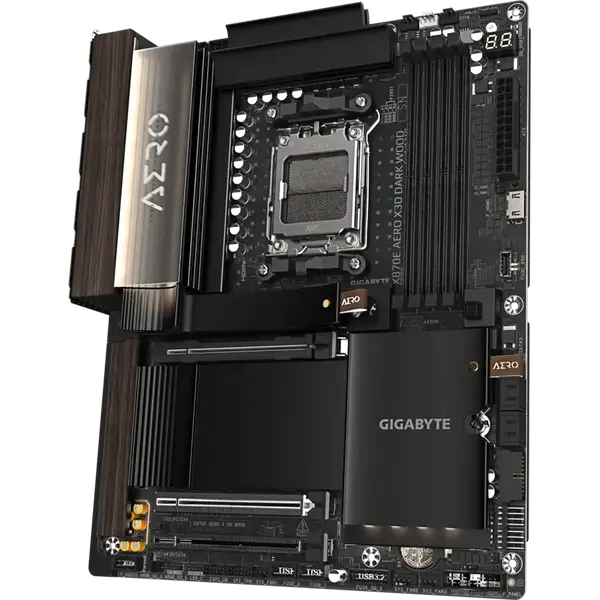 Gigabyte X870E Aero X3D Dark Wood Wifi7 DDR5 ATX Placa Base AM5 Gigabyte X870E Aero X3D Dark Wood Wifi7 DDR5 ATX Placa Base AM5