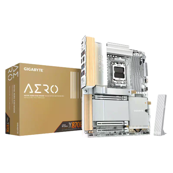 Gigabyte X870E Aero X3D Wood Wifi7 DDR5 ATX Placa Base AM5 Gigabyte X870E Aero X3D Wood Wifi7 DDR5 ATX Placa Base AM5