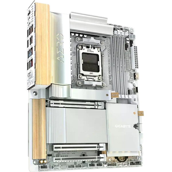 Gigabyte X870E Aero X3D Wood Wifi7 DDR5 ATX Placa Base AM5 Gigabyte X870E Aero X3D Wood Wifi7 DDR5 ATX Placa Base AM5