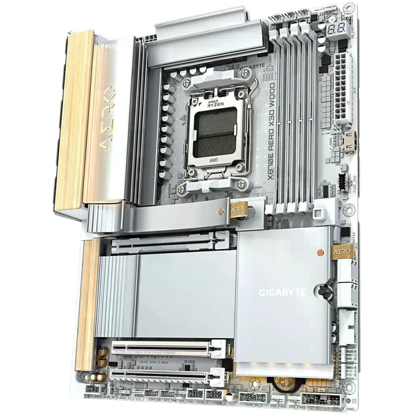 Gigabyte X870E Aero X3D Wood Wifi7 DDR5 ATX Placa Base AM5 Gigabyte X870E Aero X3D Wood Wifi7 DDR5 ATX Placa Base AM5