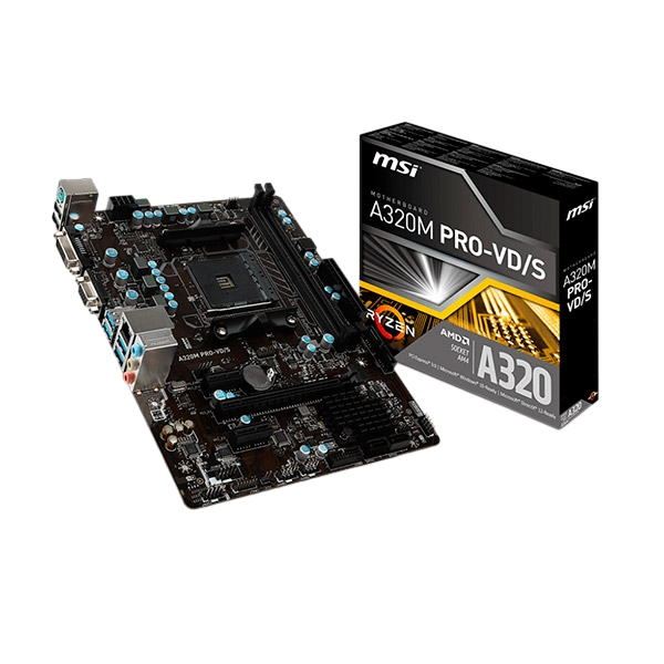 MSI A320M ProVDS  Placa Base AM4 MSI A320M ProVDS  Placa Base AM4