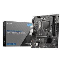 MSI B660ME Pro DDR4 Placa Base Intel 1700 MSI B660ME Pro DDR4 Placa Base Intel 1700