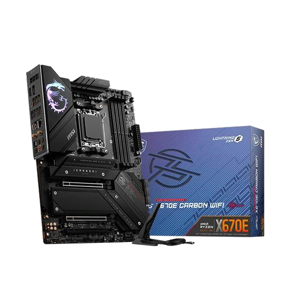 MSI MPG X670E Carbon  WiFi AX  DDR5  Placa Base AM5 MSI MPG X670E Carbon  WiFi AX  DDR5  Placa Base AM5