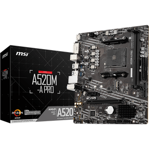 MSI A520MA Pro DDR4 MicroATX Placa Base AM4 MSI A520MA Pro DDR4 MicroATX Placa Base AM4