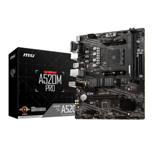 MSI A520MPRO  DDR4  MicroATX  Placa Base AM4