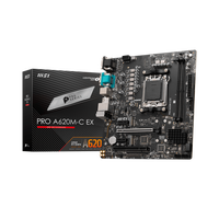MSI PRO A620MC EX DDR5 MicroATX Placa Base AM5 MSI PRO A620MC EX DDR5 MicroATX Placa Base AM5