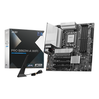 MSI Pro B860MA WiFi 7 Bluetooth 54 DDR5 MicroATX Placa Base Intel 1851 MSI Pro B860MA WiFi 7 Bluetooth 54 DDR5 MicroATX Placa Base Intel 1851