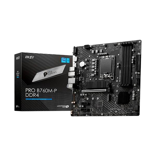 MSI PRO B760MP DDR4 MicroATX Placa Base Intel 1700 MSI PRO B760MP DDR4 MicroATX Placa Base Intel 1700