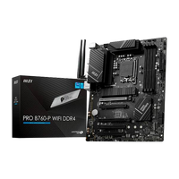 MSI PRO B760P WiFi AX DDR4 ATX Placa Base Intel 1700 MSI PRO B760P WiFi AX DDR4 ATX Placa Base Intel 1700