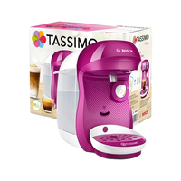 Bosch Tassimo Happy Cafetera Multibebida BlancaRosa Cafetera de Cápsulas Bosch Tassimo Happy Cafetera Multibebida BlancaRosa Cafetera de Cápsulas