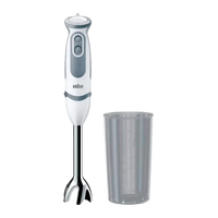 Braun Minipimer 5 Vario MQ5200WH 1000W Blanca Batidora de Mano Braun Minipimer 5 Vario MQ5200WH 1000W Blanca Batidora de Mano