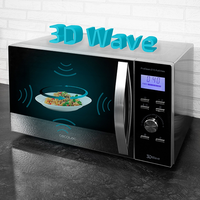 Cecotec ProClean 8110 Full Inox 1000W 28L con Grill Microondas Cecotec ProClean 8110 Full Inox 1000W 28L con Grill Microondas