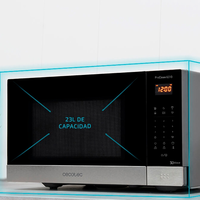 Cecotec ProClean 6010 Negro 800W 23L Microondas Cecotec ProClean 6010 Negro 800W 23L Microondas