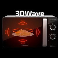 Cecotec ProClean 3150 Negro y Plata 700W 20L con Grill  Microondas