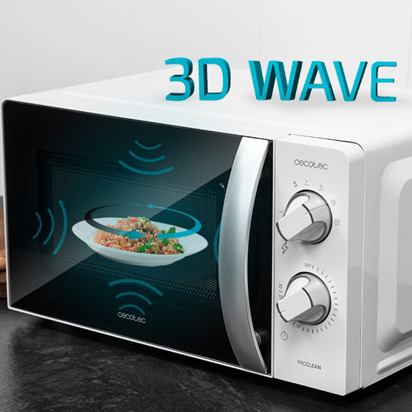 Cecotec ProClean 2010 Blanco 700W 20L  Microondas Cecotec ProClean 2010 Blanco 700W 20L  Microondas