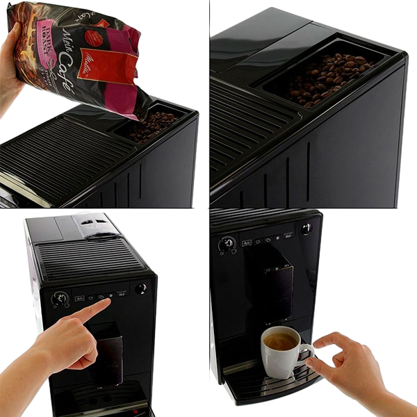 Melitta Caffeo Solo E950222 Black Cafetera Melitta Caffeo Solo E950222 Black Cafetera