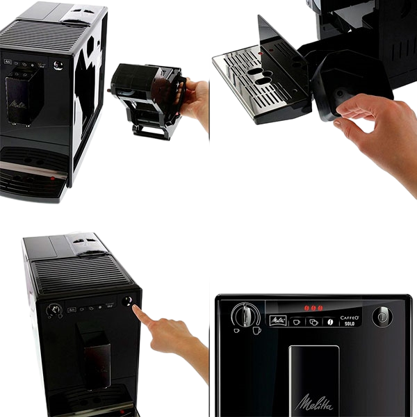 Melitta Caffeo Solo E950222 Black Cafetera Melitta Caffeo Solo E950222 Black Cafetera