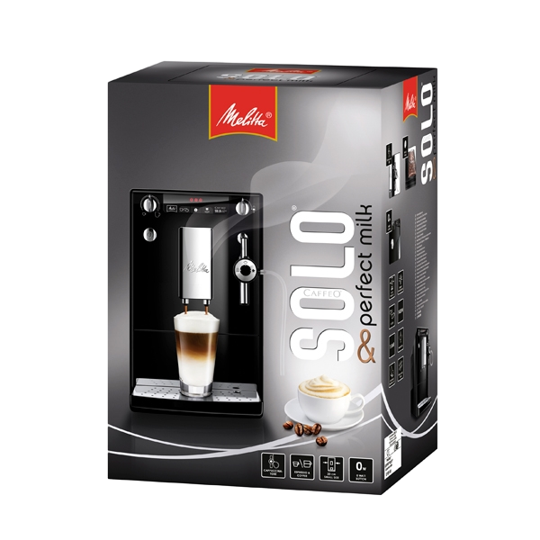 Melitta Caffeo Solo amp Perfect Milk E957101 Black Cafetera Melitta Caffeo Solo amp Perfect Milk E957101 Black Cafetera
