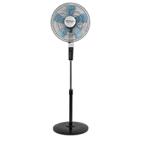 Orbegozo SF 0642 Ventilador de Pie con Mando a Distancia y Temporizador  Modos Silent Night y Nature  Gran Caudal de Aire  Oscilacion Automatica  Altura Regulable  Diseño Moderno
