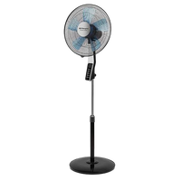 Orbegozo SF 0642 Ventilador de Pie con Mando a Distancia y Temporizador  Modos Silent Night y Nature  Gran Caudal de Aire  Oscilacion Automatica  Altura Regulable  Diseño Moderno