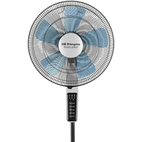Orbegozo SF 0642 Ventilador de Pie con Mando a Distancia y Temporizador  Modos Silent Night y Nature  Gran Caudal de Aire  Oscilacion Automatica  Altura Regulable  Diseño Moderno