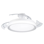 PHILIPS Bliss | Ventilador de techo retráctil Blanco 35+28W Led