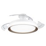 PHILIPS Bliss | Ventilador de techo retráctil Dorado 35+28W Led